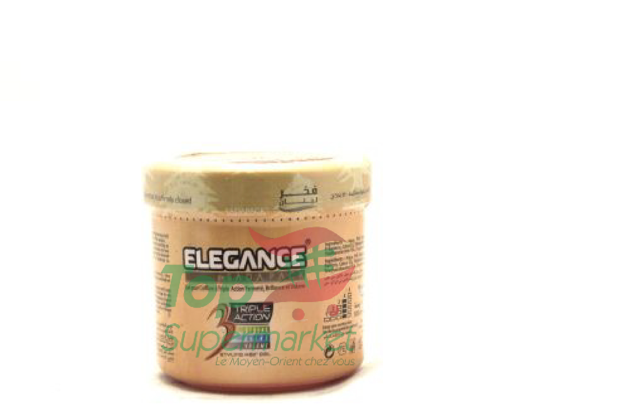 Elegance gel coiffant brun 500ml